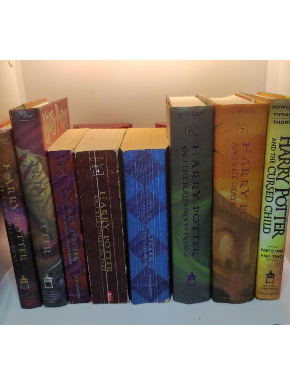 Harry Potter Complete Set Books 1-7 MIXED Paperback Hardcover & Cursed Child Lot